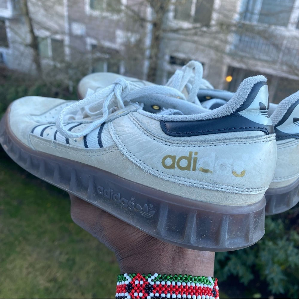 Adidas Handball BD7626 Low Top Cream White Carbon Sneakers Men Size US 8.5